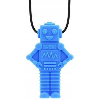 Ark Therapeutic Gryzak Terapeutyczny ARK Wisiorek Robot Niebieski XXT Ark Therapeutic Gryzak Terapeutyczny ARK Wisiorek Robot Niebieski XXT