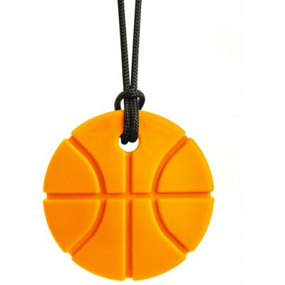 Ark Therapeutic Gryzak Terapeutyczny Naszyjnik BASKETBALL Pomarańczowy XXT Ark Therapeutic Gryzak Terapeutyczny Naszyjnik BASKETBALL Pomarańczowy XXT