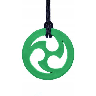 Ark Therapeutic Gryzak Terapeutyczny Wisiorek Ninja Star Ciemno-Zielony XXT Ark Therapeutic Gryzak Terapeutyczny Wisiorek Ninja Star Ciemno-Zielony XXT