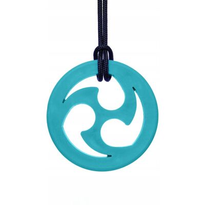 Ark Therapeutic Gryzak Terapeutyczny Wisiorek Ninja Star Turkusowy XT Ark Therapeutic Gryzak Terapeutyczny Wisiorek Ninja Star Turkusowy XT