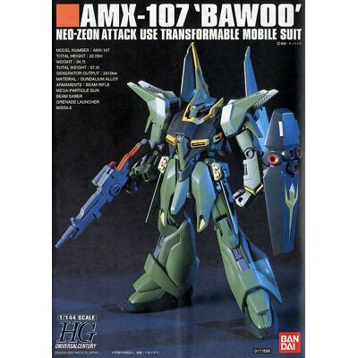 Bandai HGUC 1/144 AMX-107 Bawoo Bandai HGUC 1/144 AMX-107 Bawoo