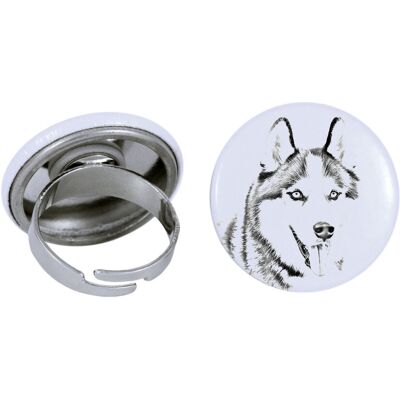 Husky syberyjski, Siberian Husky - damska biżuteria z podobizną psa, produkt wykonany ręcznie, możliwość dodanie własnego zdjęcia, marka Art-Dog Husky syberyjski, Siberian Husky - damska biżuteria z podobizną psa, produkt wykonany ręcznie, możliwość dodanie własnego zdjęcia, marka Art-Dog