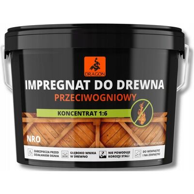 IMPREGNAT DO DREWNA PRZECIWOGNIOWY - KONCENTRAT 1:6 1KG DRAGON IMPREGNAT DO DREWNA PRZECIWOGNIOWY - KONCENTRAT 1:6 1KG DRAGON