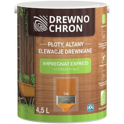 Impregnat Express Ogród Tik 4.5L Drewnochron Impregnat Express Ogród Tik 4.5L Drewnochron