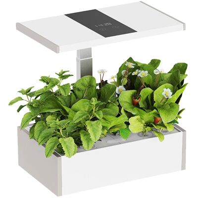 Spacetronik Inteligentna doniczka 10L z lampą do wzrostu roślin z wyświetlaczem LCD SPGC20WL Spacetronik Inteligentna doniczka 10L z lampą do wzrostu roślin z wyświetlaczem LCD SPGC20WL