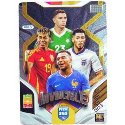 INVINCIBLE - FIFA 365 2026 PANINI GOLDEN BALLER GOL5 YAMAL MBAPPE MARTINEZ INVINCIBLE - FIFA 365 2026 PANINI GOLDEN BALLER GOL5 YAMAL MBAPPE MARTINEZ