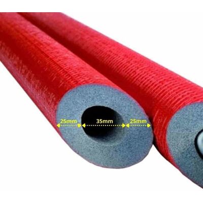 Boni-shop Izolacja termiczna rur grzewczych i sanitarnych, kauczukowa, Ø35mm, 2m Boni-shop Izolacja termiczna rur grzewczych i sanitarnych, kauczukowa, Ø35mm, 2m