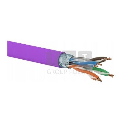 Inny producent Kabel F/UTP kat.6 LSOH Dca 4x2x23AWG 500m (FIOLETOWApowłoka) 25 lat gwaranc Inny producent Kabel F/UTP kat.6 LSOH Dca 4x2x23AWG 500m (FIOLETOWApowłoka) 25 lat gwaranc