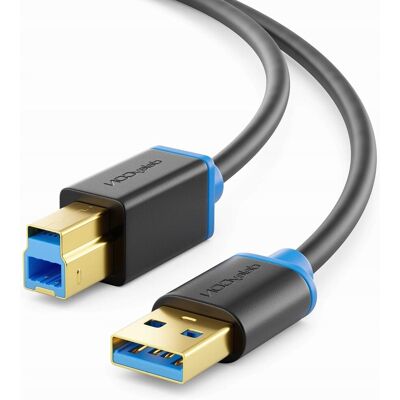 KABEL USB 05M SUPER SZYBKI TRANSFER DANYCH PRZEWÓD CZARNY KABEL USB 05M SUPER SZYBKI TRANSFER DANYCH PRZEWÓD CZARNY