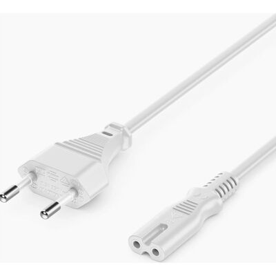 Inny producent KABEL ZASILAJĄCY 1.5M BIAŁY PRZEWÓD SIECIOWY UNIWERSALNY WTYCZKA GNIAZDO Inny producent KABEL ZASILAJĄCY 1.5M BIAŁY PRZEWÓD SIECIOWY UNIWERSALNY WTYCZKA GNIAZDO