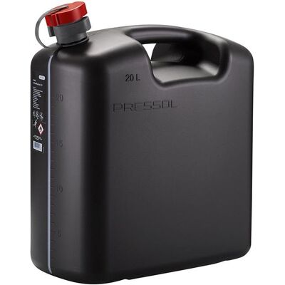 Kanister 20l na paliwo benzynę z tworzywa z rurką wlewową, Atest TÜV HDPE PRESSOL Kanister 20l na paliwo benzynę z tworzywa z rurką wlewową, Atest TÜV HDPE PRESSOL