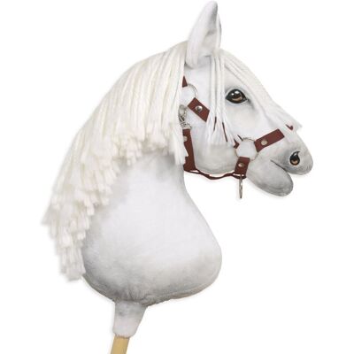 Super Kantar regulowany dla konia Hobby Horse A3 - brązowy Super Kantar regulowany dla konia Hobby Horse A3 - brązowy