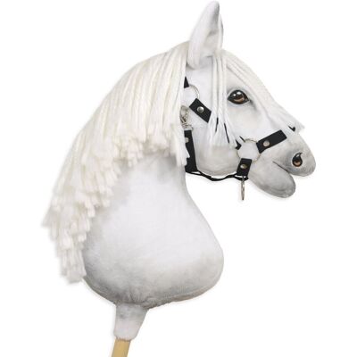 Super Kantar Regulowany Dla Konia Hobby Horse A3 - Czarny Super Kantar Regulowany Dla Konia Hobby Horse A3 - Czarny