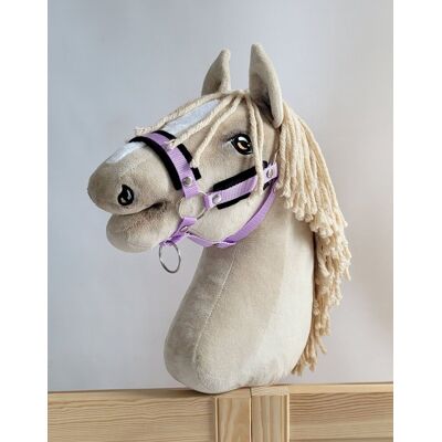 Super Kantar regulowany dla konia Hobby Horse A3 fioletowy z czarnym futerkiem Super Kantar regulowany dla konia Hobby Horse A3 fioletowy z czarnym futerkiem
