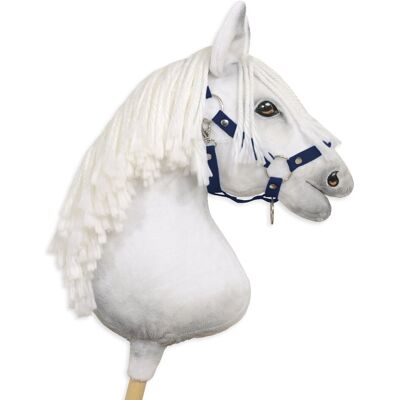 Super Kantar Regulowany Dla Konia Hobby Horse A3 - Granatowy Super Kantar Regulowany Dla Konia Hobby Horse A3 - Granatowy