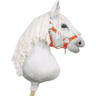 Super Kantar Regulowany Dla Konia Hobby Horse A3 - Pomarańczowy Super Kantar Regulowany Dla Konia Hobby Horse A3 - Pomarańczowy