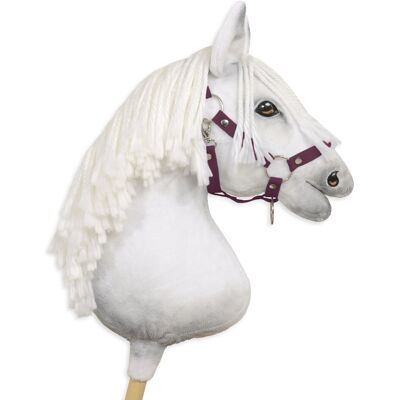 Super Kantar Regulowany Dla Konia Hobby Horse A3 - Śliwkowy Super Kantar Regulowany Dla Konia Hobby Horse A3 - Śliwkowy
