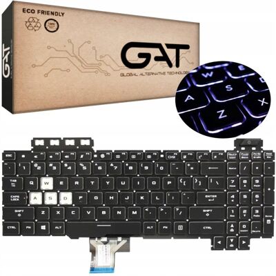 KLAWIATURA DO ASUS FX505 FX705 FX505DD FX705GM ZX80G PODŚWIETLANE PRZYCISKI KLAWIATURA DO ASUS FX505 FX705 FX505DD FX705GM ZX80G PODŚWIETLANE PRZYCISKI