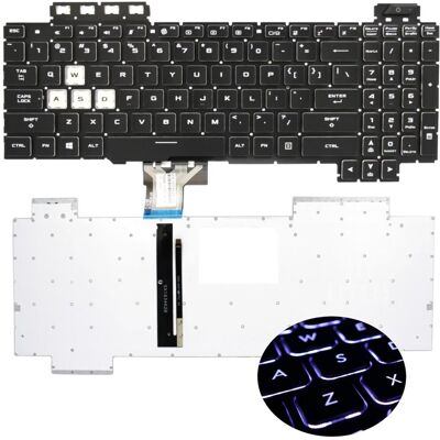 KLAWIATURA DO ASUS FX505DU FX505DY FX505DD FX505DT FX705 FX705GM BIAŁY LED KLAWIATURA DO ASUS FX505DU FX505DY FX505DD FX505DT FX705 FX705GM BIAŁY LED