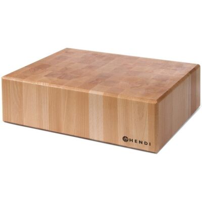 Kloc Masarski Bukowy 50x40x15 Cm Hendi Kloc Masarski Bukowy 50x40x15 Cm Hendi