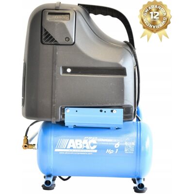 Kompresor bezolejowy 6 L 8 bar 150L/min ABAC START SILENT O10P Kompresor bezolejowy 6 L 8 bar 150L/min ABAC START SILENT O10P
