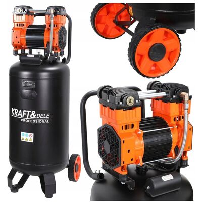 KOMPRESOR BEZOLEJOWY PIONOWY 100L 10BAR 3kW KRAFT&DELE; WYDAJNY KD1389 KOMPRESOR BEZOLEJOWY PIONOWY 100L 10BAR 3kW KRAFT&DELE; WYDAJNY KD1389