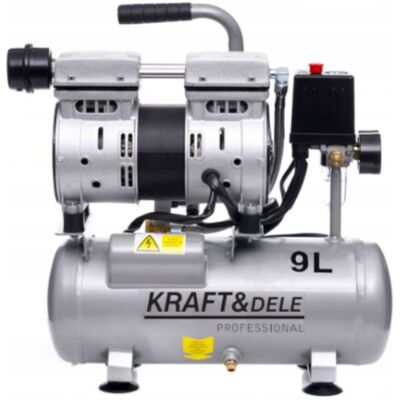 Kompresor Bezolejowy Sprężarka 9L 550W 155L/Min 8 Bar Kd1384 Kraft&Dele Kompresor Bezolejowy Sprężarka 9L 550W 155L/Min 8 Bar Kd1384 Kraft&Dele