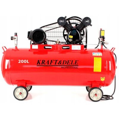 KRAFT&DELE Kompresor olejowy 200L 2 tłoki KD1473 +Separator KRAFT&DELE Kompresor olejowy 200L 2 tłoki KD1473 +Separator