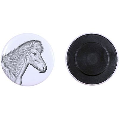 Koń islandzki - magnes z koniem, wyjątkow odcisk konia marki Art-Dog Koń islandzki - magnes z koniem, wyjątkow odcisk konia marki Art-Dog
