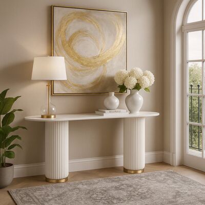 Comad Konsola plisowana Blanka 160x35x85 Comad Konsola plisowana Blanka 160x35x85