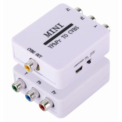 HP Konwerter obrazu i dźwięku Adapter YPBPR na CVBS Przejściówka HP Konwerter obrazu i dźwięku Adapter YPBPR na CVBS Przejściówka