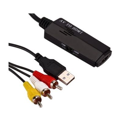 HP Konwerter obrazu i dźwięku z AV 3x cinch na HDMI HP Konwerter obrazu i dźwięku z AV 3x cinch na HDMI