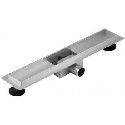 Korpus do odpływu liniowego MEXEN Flat, srebrny, 70 cm Korpus do odpływu liniowego MEXEN Flat, srebrny, 70 cm