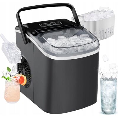 ABC Kostkarka do lodu HZB-12/Q - kompaktowa 26 lb/24 h, 8 kostek w 6 minut ABC Kostkarka do lodu HZB-12/Q - kompaktowa 26 lb/24 h, 8 kostek w 6 minut