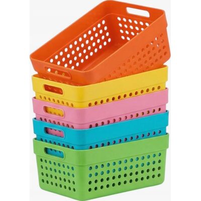 Inny producent KOSZ 5 SZTUK KOLOROWY UNIWERSALNY PLASTIKOWY PRZEWIEWNY UŻYTKOWY Inny producent KOSZ 5 SZTUK KOLOROWY UNIWERSALNY PLASTIKOWY PRZEWIEWNY UŻYTKOWY