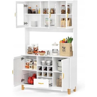 Inny producent Kredens kuchenny biały 40x120x200cm Inny producent Kredens kuchenny biały 40x120x200cm