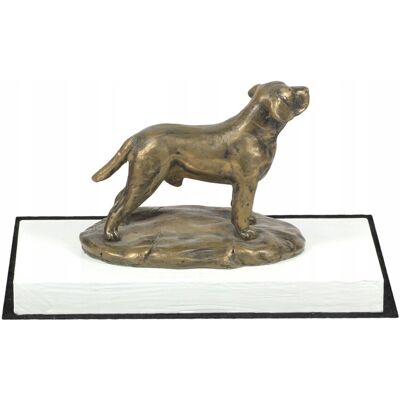 ART Labrador Retriever - statuetka psa, figurka na białej podstawie, trofeum na ART Labrador Retriever - statuetka psa, figurka na białej podstawie, trofeum na