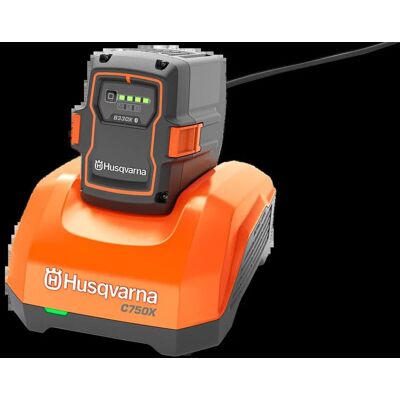 Husqvarna 40-C750X - Ładowarka - Szybkie ładowanie baterii Husqvarna BLi-X Husqvarna 40-C750X - Ładowarka - Szybkie ładowanie baterii Husqvarna BLi-X