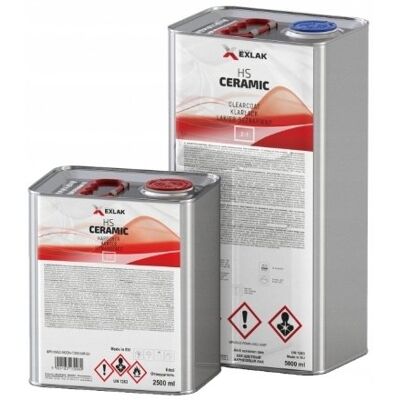 Inny producent Lakier bezbarwny HS EXLAK CERAMIC 5l + 2,5UTW Inny producent Lakier bezbarwny HS EXLAK CERAMIC 5l + 2,5UTW