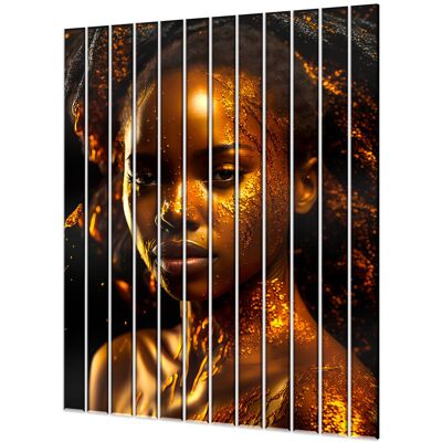 Inny producent Lamele szklane do salonu Skóra koloru złotych piasków pustyni 170x180 cm Inny producent Lamele szklane do salonu Skóra koloru złotych piasków pustyni 170x180 cm
