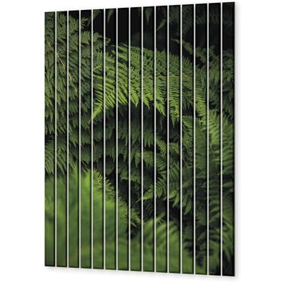 Inny producent Lamele szklane do sypialni Zielona harmonia paproci 116x180 cm Inny producent Lamele szklane do sypialni Zielona harmonia paproci 116x180 cm