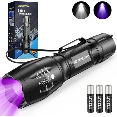 Inny producent LATARKA UV 2W1 LED 395 NM 4 TRYBY DO WYKRYWANIA BANKNOTÓW I ZABRUDZEŃ Inny producent LATARKA UV 2W1 LED 395 NM 4 TRYBY DO WYKRYWANIA BANKNOTÓW I ZABRUDZEŃ