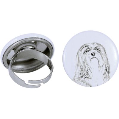 Lhasa Apso - damska biżuteria z podobizną psa, produkt wykonany ręcznie, możliwość dodanie własnego zdjęcia, marka Art-Dog Lhasa Apso - damska biżuteria z podobizną psa, produkt wykonany ręcznie, możliwość dodanie własnego zdjęcia, marka Art-Dog