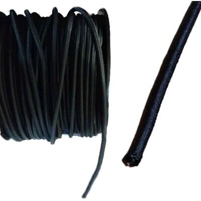 Boni-shop Linka gumowa czarna 10mm 30m - do mocowania plandek i siatek Boni-shop Linka gumowa czarna 10mm 30m - do mocowania plandek i siatek