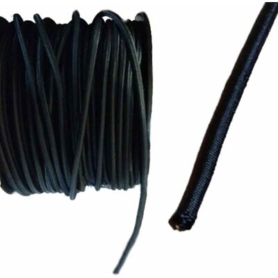 Boni-shop Linka gumowa elastyczna, czarna, 8mm, 75m do mocowania plandek Boni-shop Linka gumowa elastyczna, czarna, 8mm, 75m do mocowania plandek
