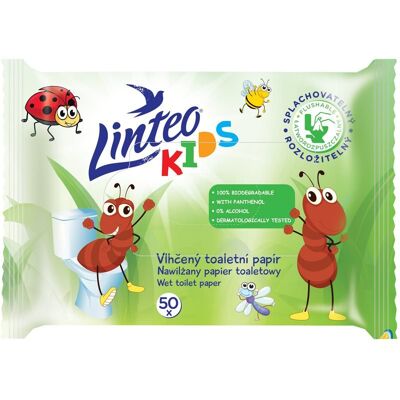 Linteo Kids Mokra Toaletni Papir - 50 Wilgotne Chusteczki Dla Dzieci Linteo Kids Mokra Toaletni Papir - 50 Wilgotne Chusteczki Dla Dzieci