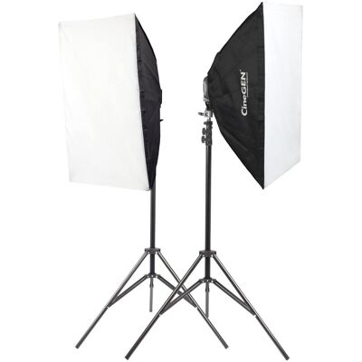 CineGEN Lumilux™ 2 softboksy 4-żarówkowe LED 60x90cm CineGEN Lumilux™ 2 softboksy 4-żarówkowe LED 60x90cm