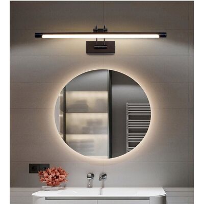 Inny producent MANTOLITE Lampa LED Obrotowa 15W 60cm Czarna Do Łazienki Inny producent MANTOLITE Lampa LED Obrotowa 15W 60cm Czarna Do Łazienki