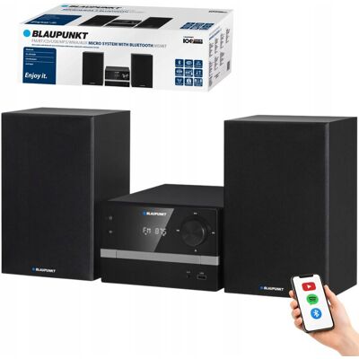 Mikrowieża Blaupunkt MS9BT - Bluetooth CD/MP3 USB Radio FM PLL EQ AUX Pilot Mikrowieża Blaupunkt MS9BT - Bluetooth CD/MP3 USB Radio FM PLL EQ AUX Pilot