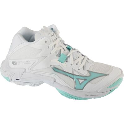 Mizuno Wave Lightning Z8 Mid V1GC240545, Damskie, buty do siatkówki, Biały Mizuno Wave Lightning Z8 Mid V1GC240545, Damskie, buty do siatkówki, Biały